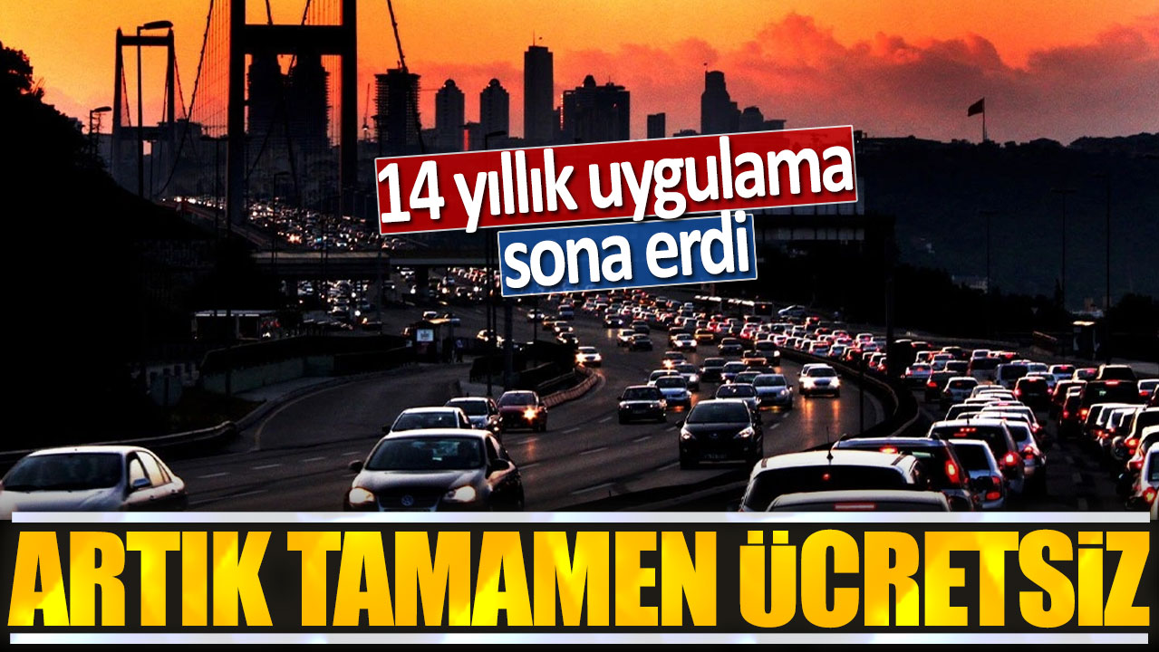 Artık tamamen ücretsiz! 14 yıllık uygulama sona erdi