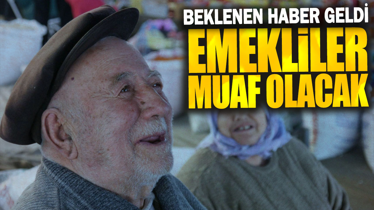 Emeklilere büyük müjde: Muaf olacaklar