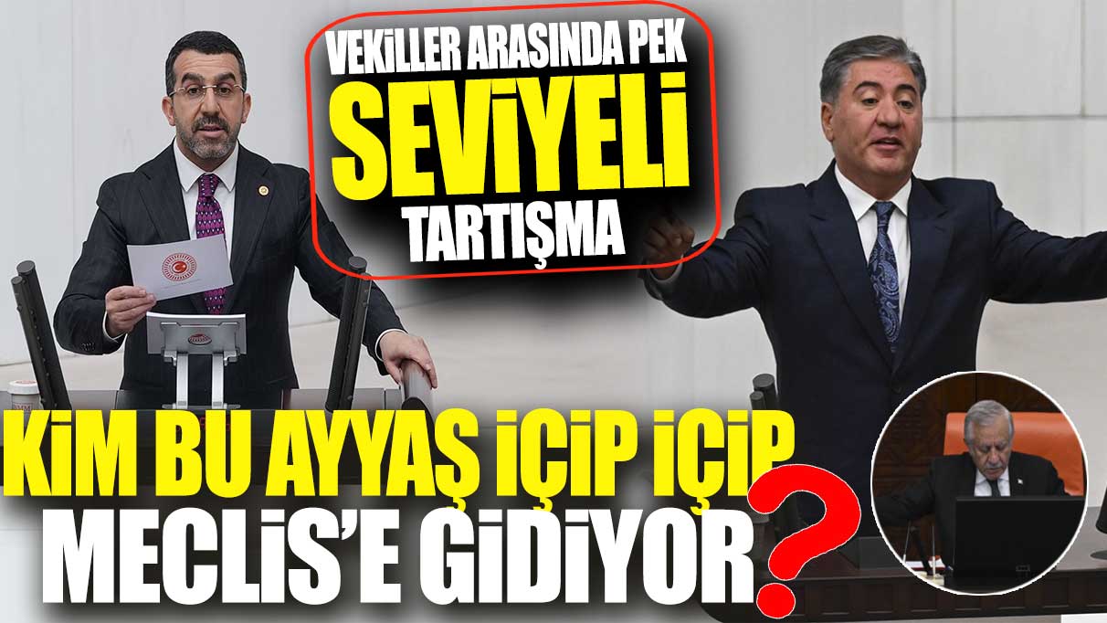 Kim bu ayyaş içip içip Meclis'e gidiyor? Vekiller arasında çok seviyeli tartışma