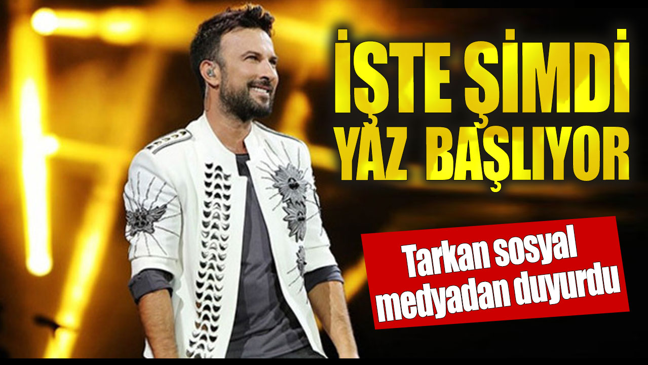 Tarkan sosyal medyadan müjde verdi!