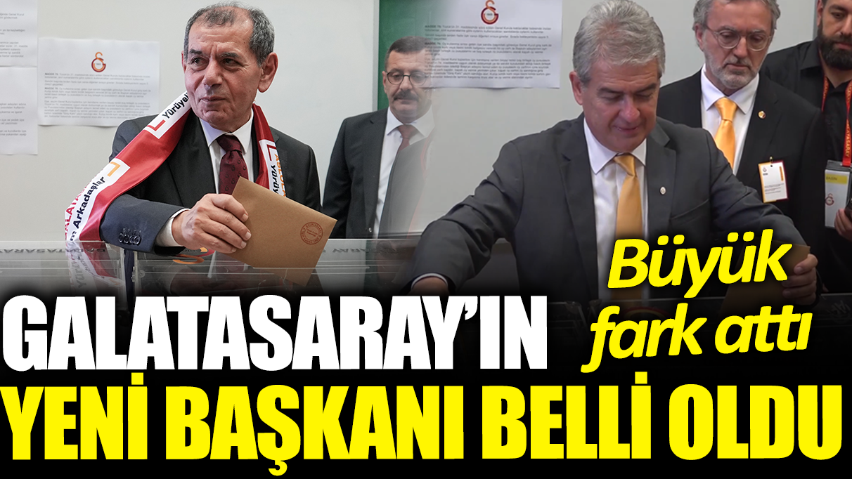 Son dakika... Galatasaray'ın yeni başkanı belli oldu