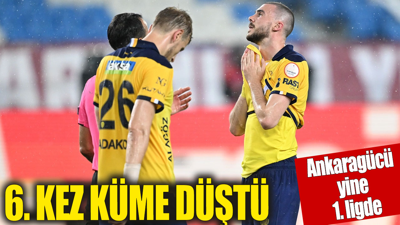 Süper Lig'de küme düşen son takım belli oldu