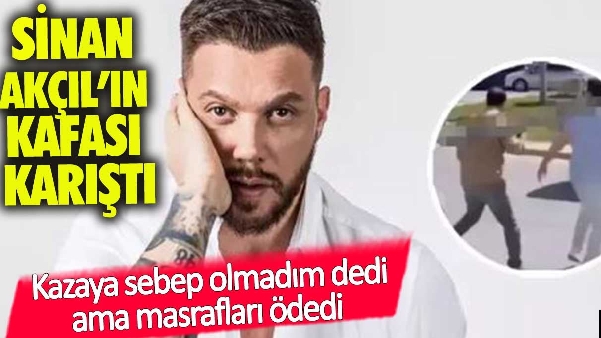 Sinan Akçıl'dan kaza açıklaması! Sebep olmadım