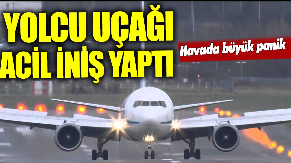 Yolcu uçağı kabin basınç arızası nedeniyle acil iniş yaptı