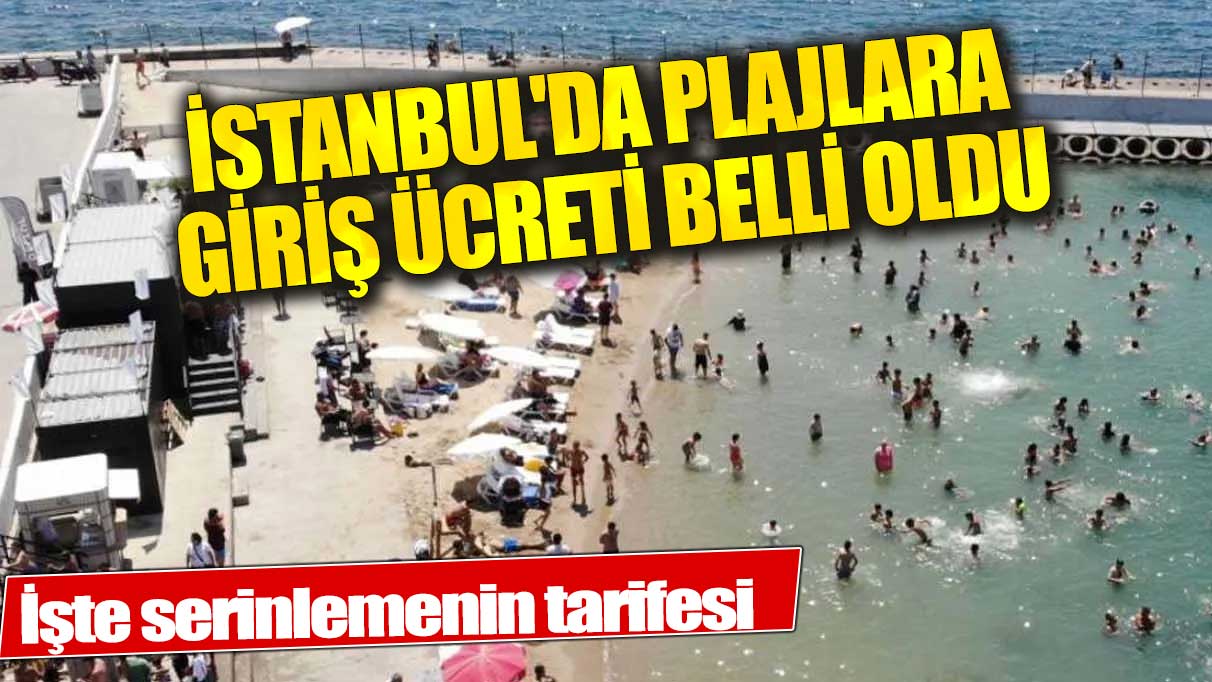 İstanbul'da plajlara giriş ücreti belli oldu! İşte son tarife...