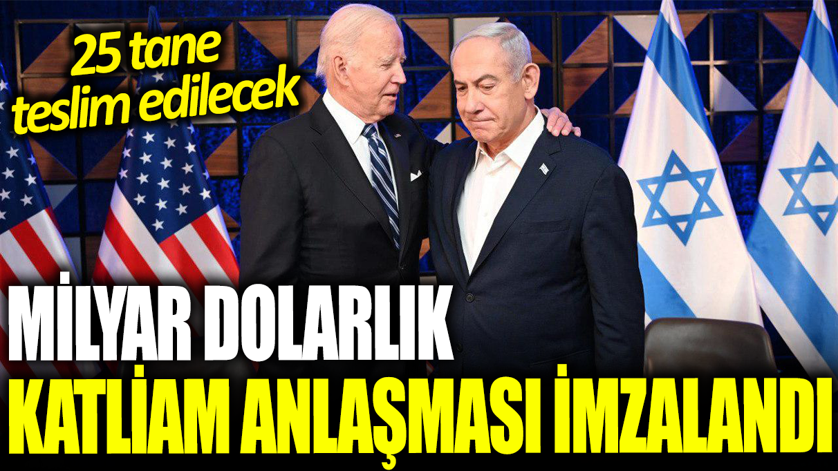 Milyar dolarlık katliam anlaşması! İsrail ABD'den F-35 savaş uçağı alacak