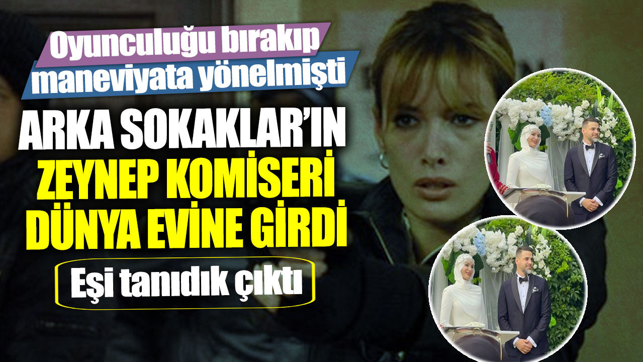 Arka Sokaklar’ın Zeynep Komiseri Gamze Özçelik dünya evine girdi... Eşi tanıdık çıktı