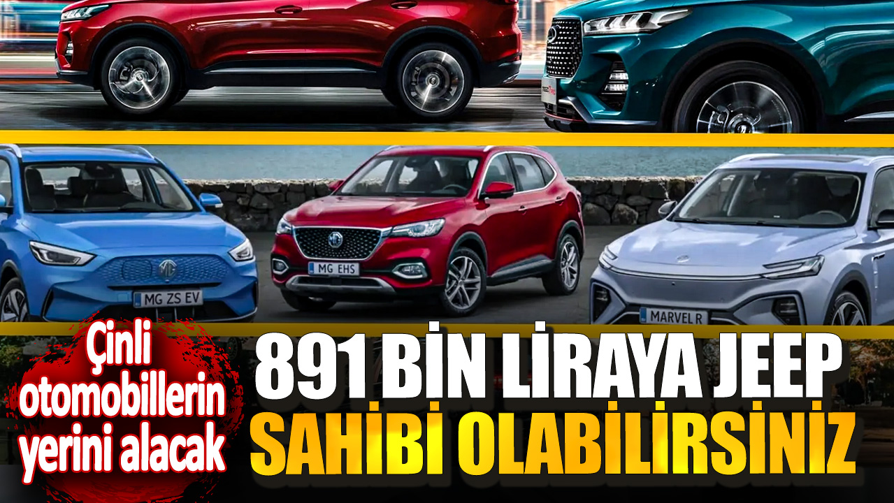 Çinli otomobillerin yerini alacak: 891 bin liraya JEEP sahibi olabilirsiniz