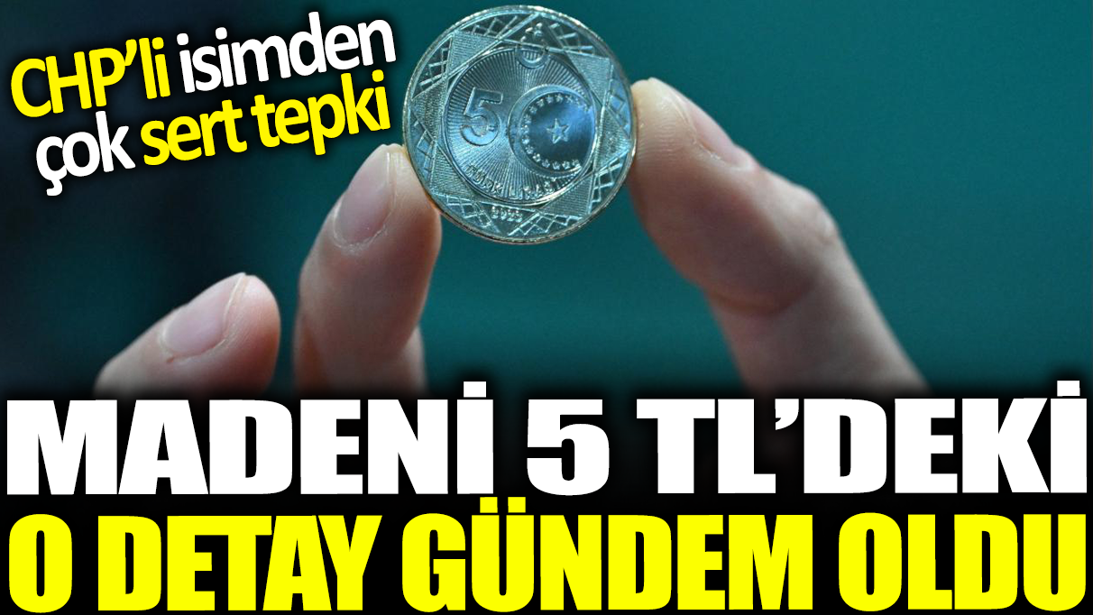 5 TL madeni parada şimdi de 'logo' tartışması: Bu ülke sizin babanızın malı mı?