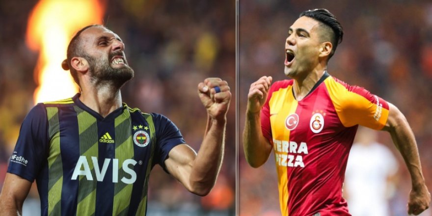 Gözler Galatasaray - Fenerbahçe maçındaki Falcao ve Vedat Muriç'te!