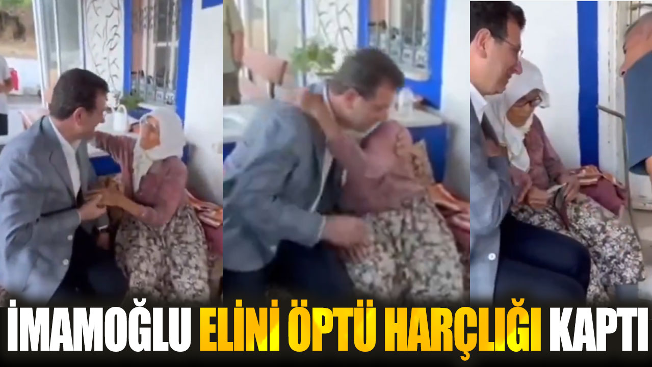 İmamoğlu elini öptü harçlığı kaptı