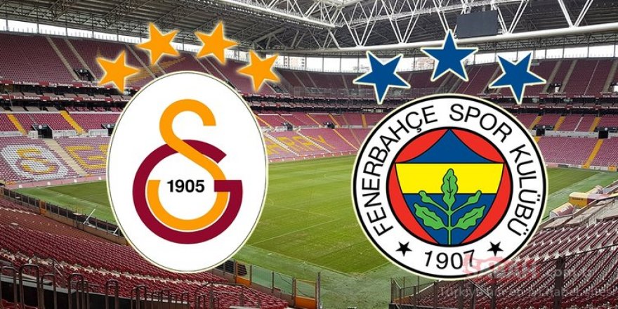 Galatasaray Fenerbahçe derbisinde ilk 11'ler belli oldu