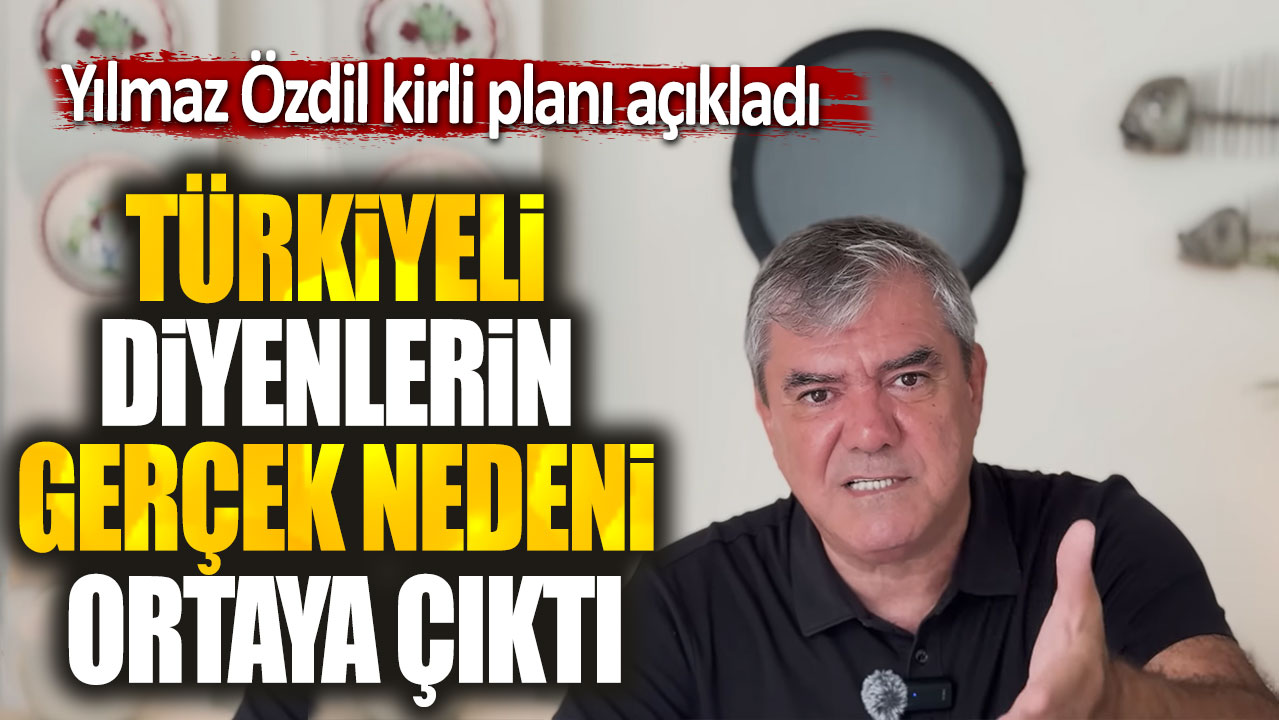 Türkiyeli diyenlerin kirli planını Yılmaz Özdil ortaya çıkardı