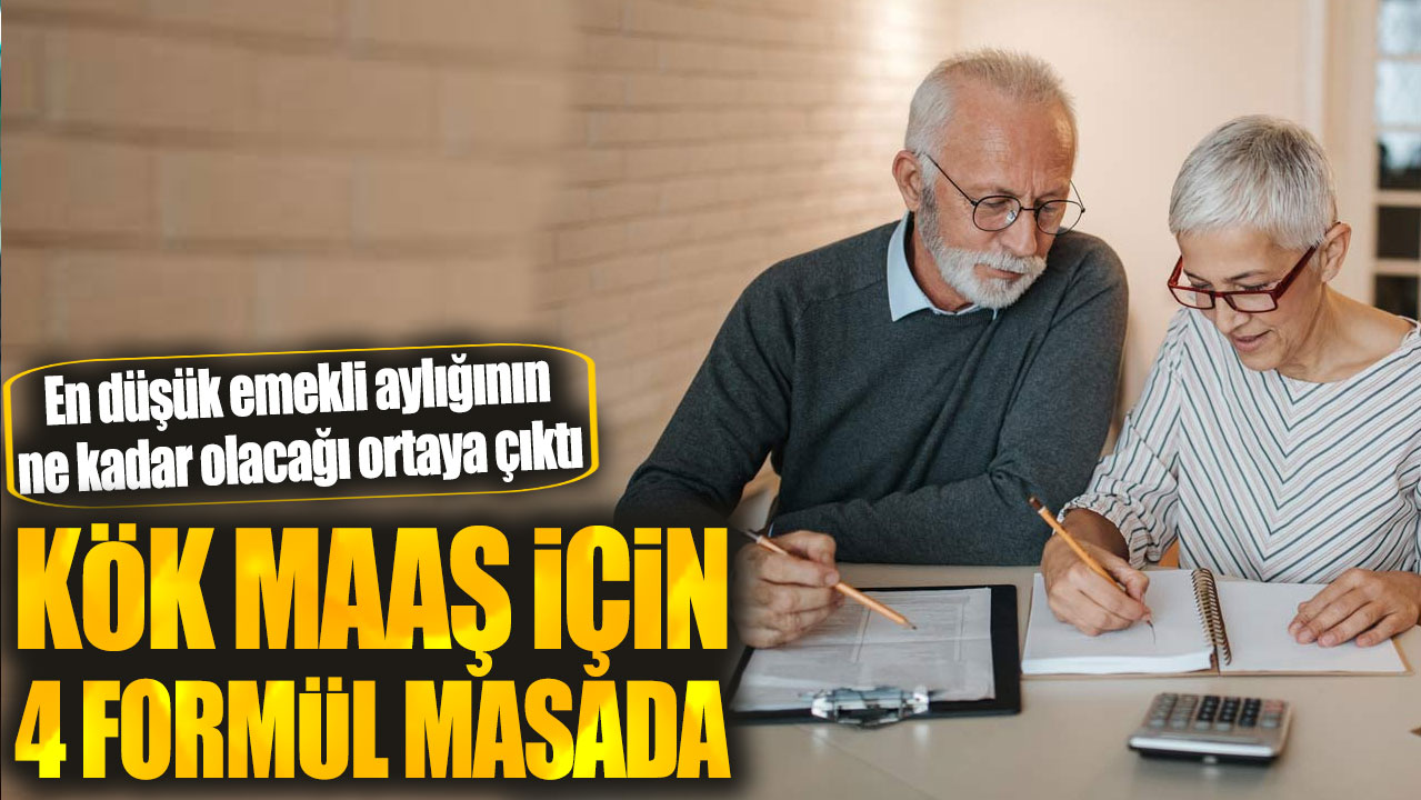 Kök maaş için 4 formül masada. En düşük emekli aylığının ne kadar olacağı ortaya çıktı