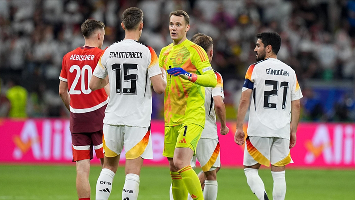 Almanya  uzatmada İsviçre'nin elinden liderliği kaptı