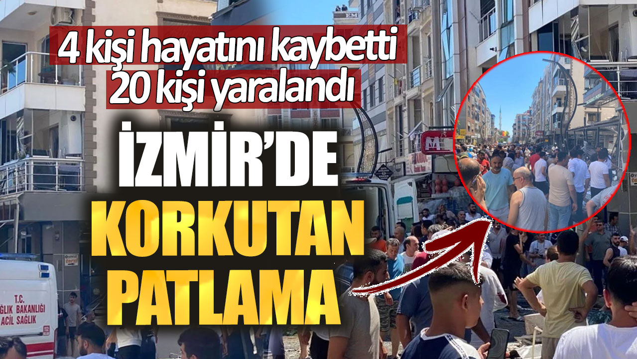 Son dakika...İzmir'de doğal gaz patlaması