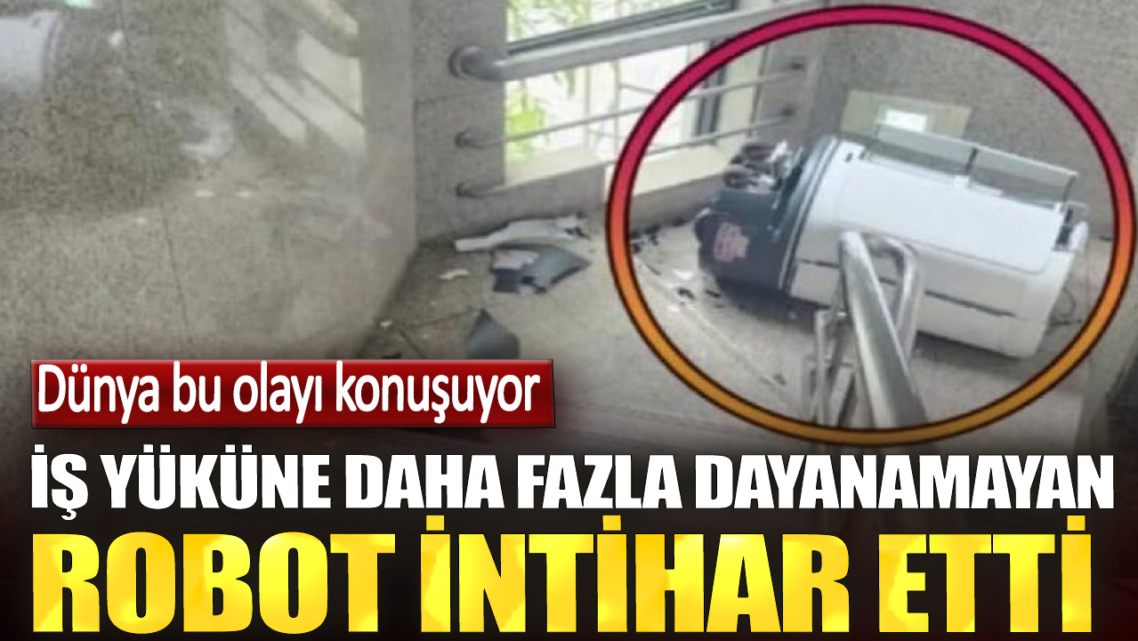 Çok çalışan robot intihar etti. Aşırı iş yüküne dayanamadı