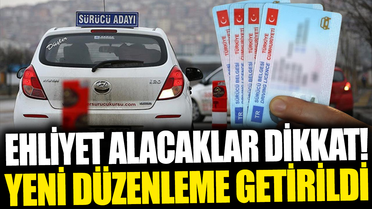 Ehliyet sınavlarına yeni düzenleme getirildi! O uygulamayı yapamayanlara bir kez daha imkan tanınacak