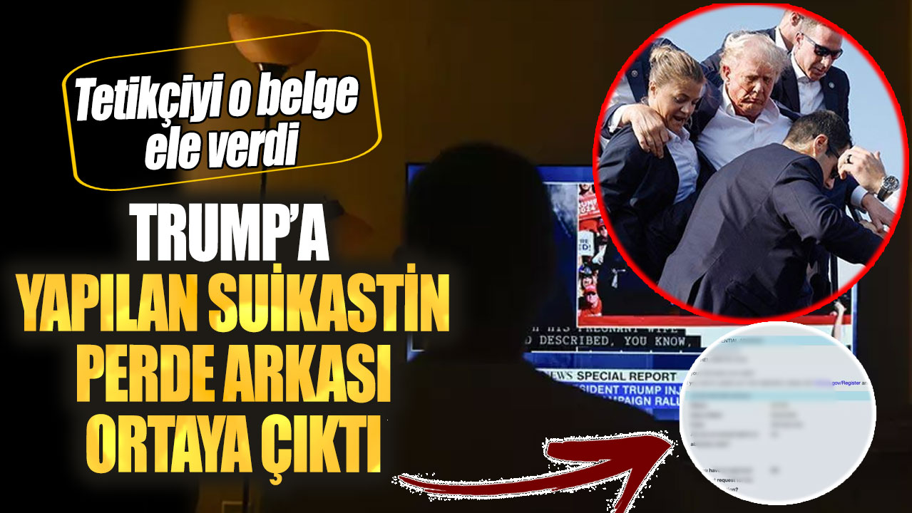 Trump’a yapılan suikastin perde arkası ortaya çıktı. Tetikçiyi o belge ele verdi