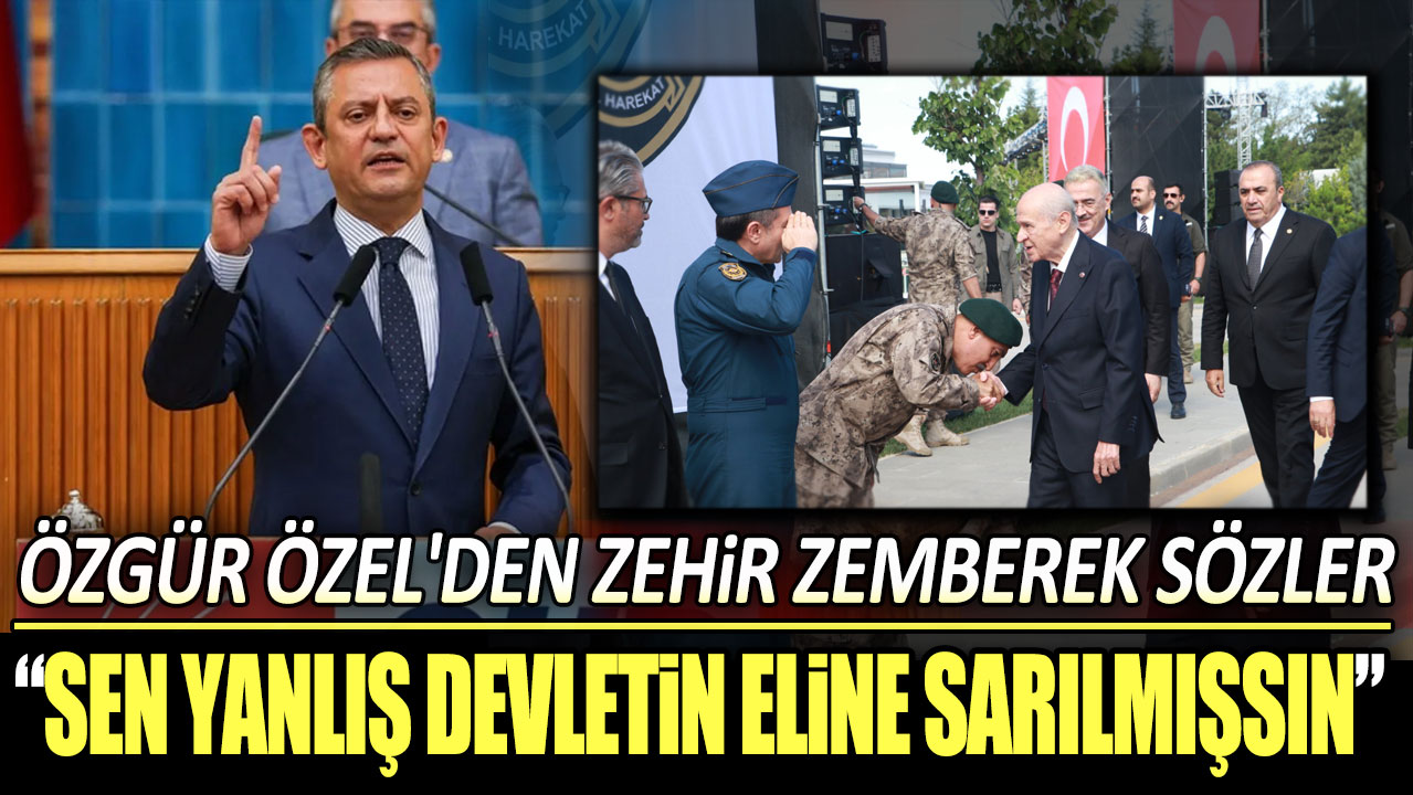 Özgür Özel'den Özel Harekat Başkanı'na çok ağır sözler. Sen yanlış devletin eline sarılmışsın