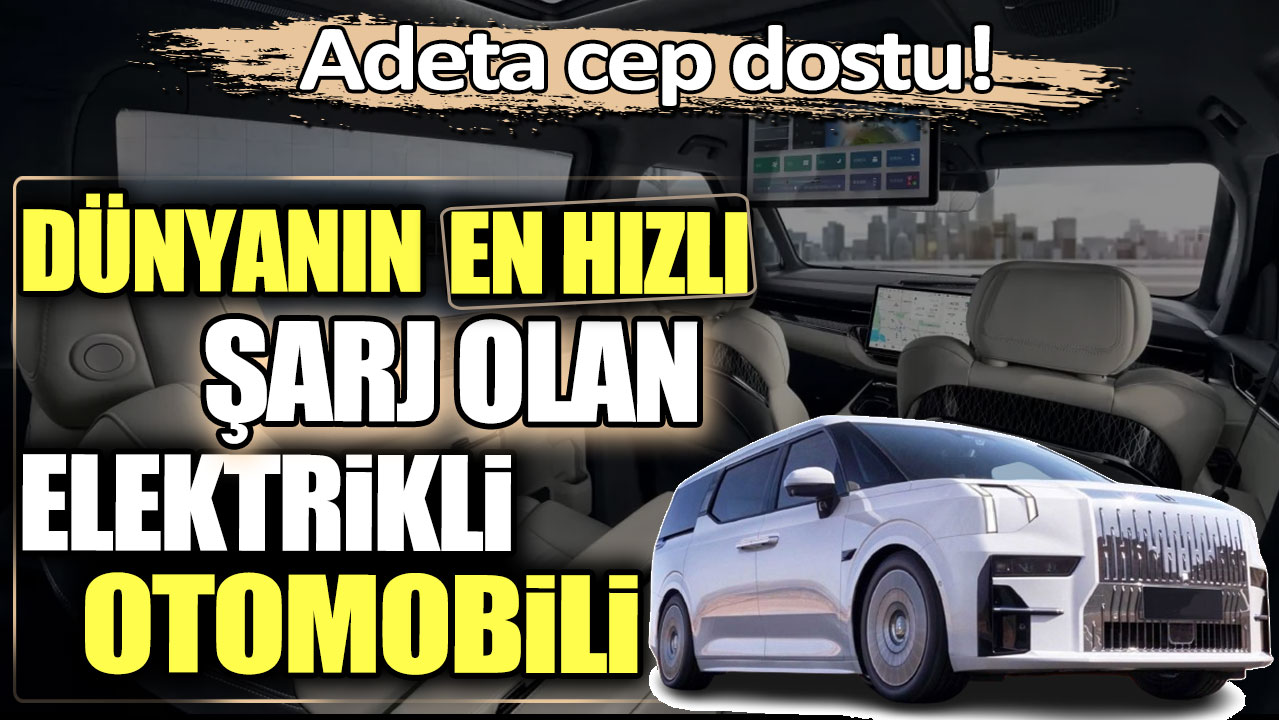 Dünyanın en hızlı şarj olan elektrikli otomobili tanıtıldı