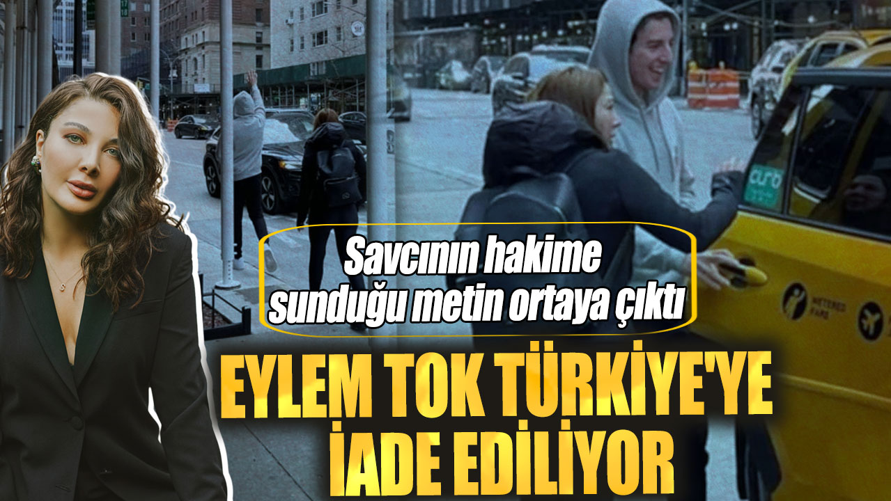 Eylem Tok Türkiye'ye iade ediliyor. Savcının hakime sunduğu metin ortaya çıktı