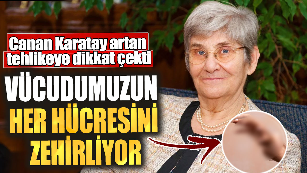 Canan Karatay artan tehlikeye dikkat çekti!  Vücudumuzun her hücresini zehirliyor