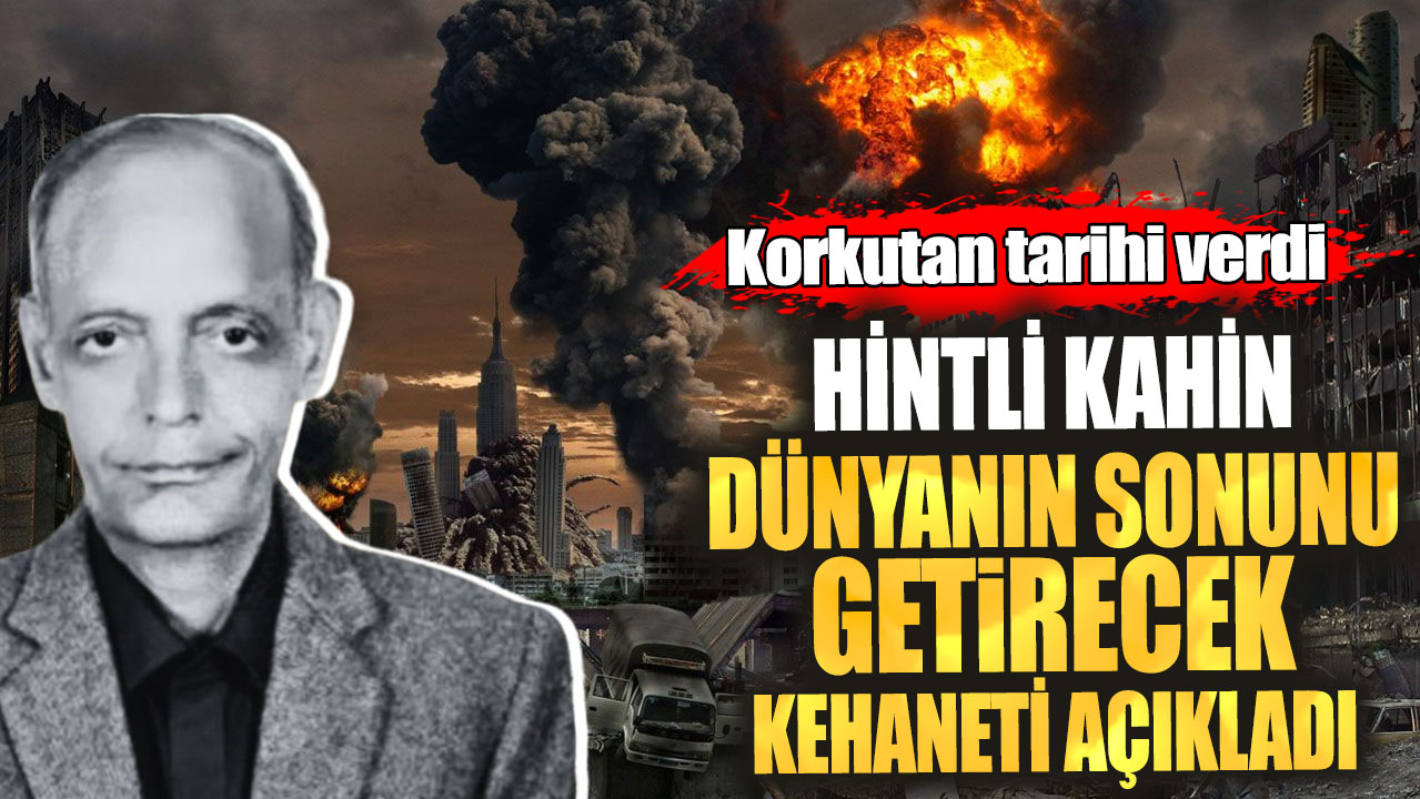 Hintli kahin dünyanın sonunu getirecek kehaneti açıkladı. Korkutan tarihi verdi