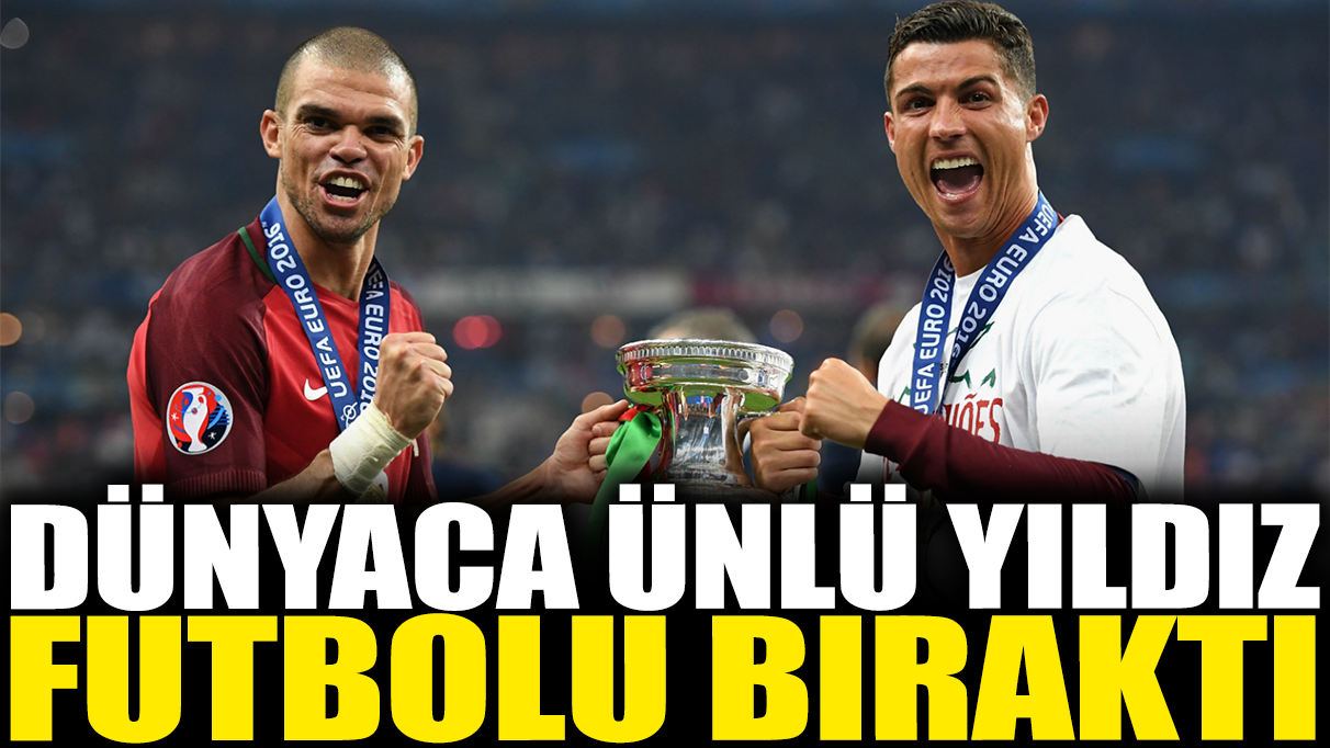 Dünyaca ünlü yıldız futbolu bıraktı