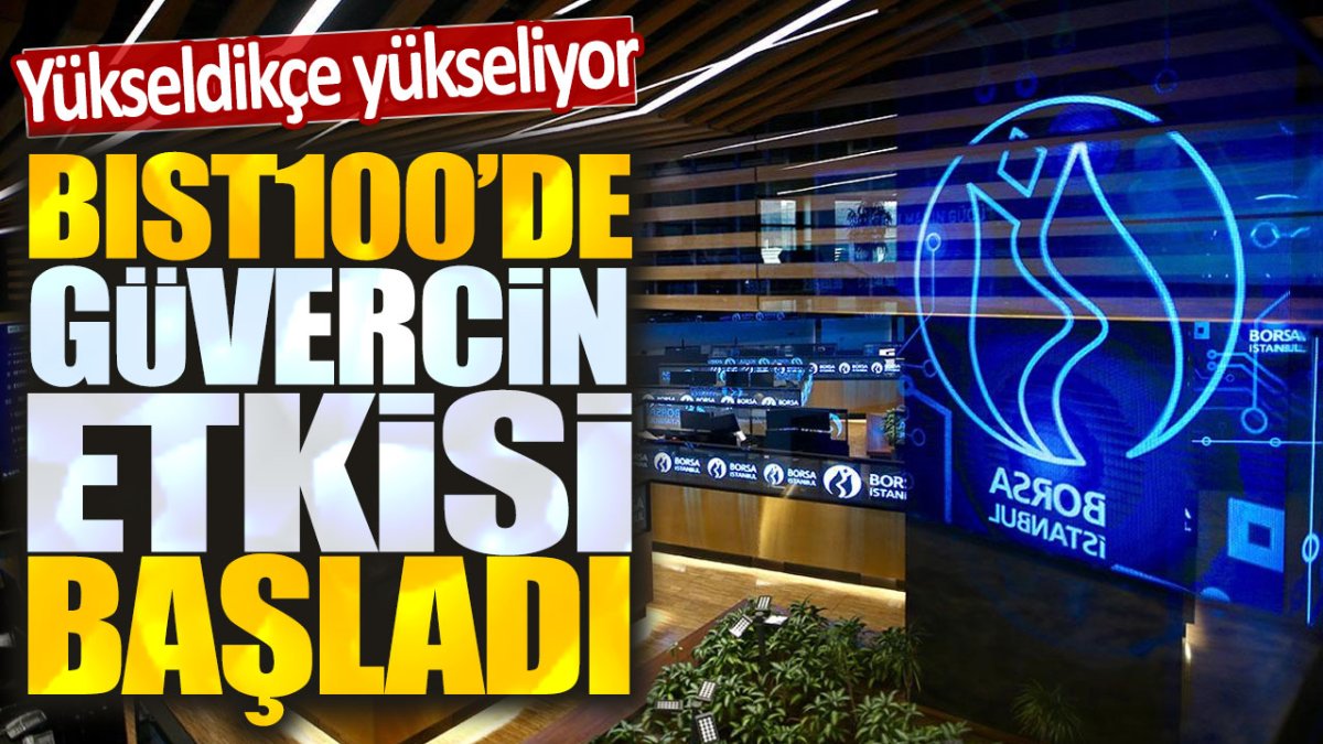 BIST100'de güvercin etkisi başladı. Yükseldikçe yükseliyor