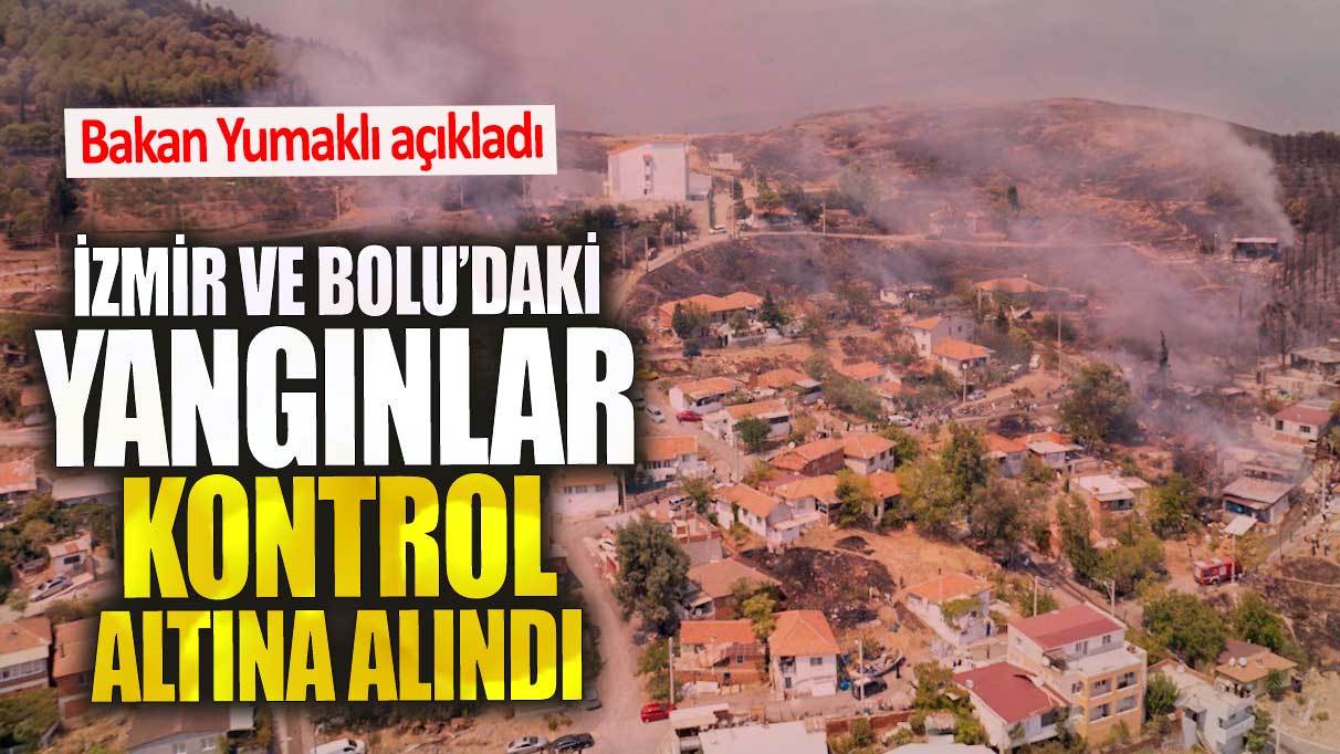 Son dakika... İzmir'deki yangın kontrol altına alındı