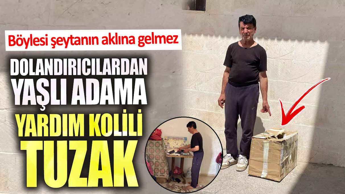 Dolandırıcılardan yaşlı adama yardım kolili tuzak. Böylesi şeytanın aklına gelmez