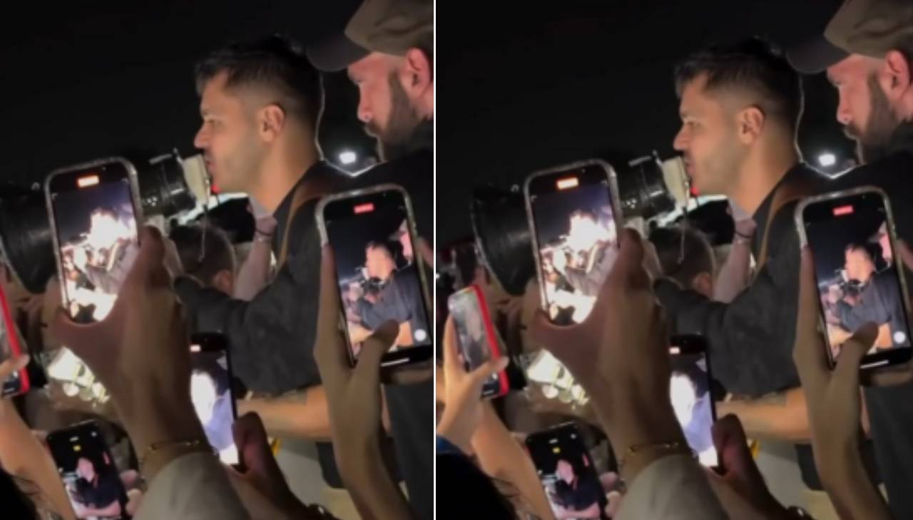 Emir Can İğrek kalpleri fethetti! Konser iptal olsa da megafonla şarkılarını söyledi