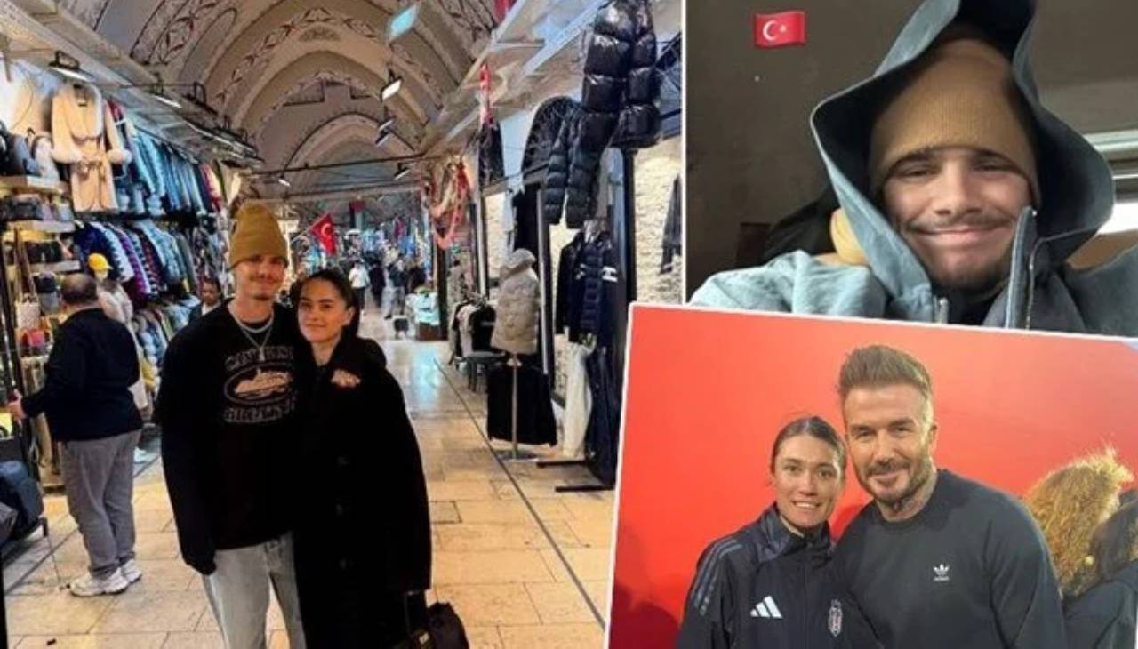 David Beckham ve oğlu Romeo İstanbul'da: Beşiktaşlı kadın futbolculara sürpriz ziyaret