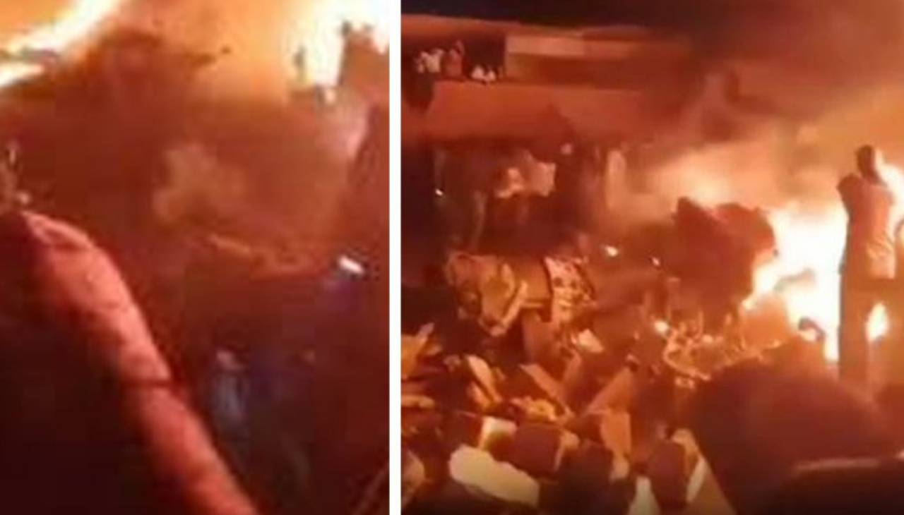 Askeri uçak yerleşim yerine düştü: 46 ölü