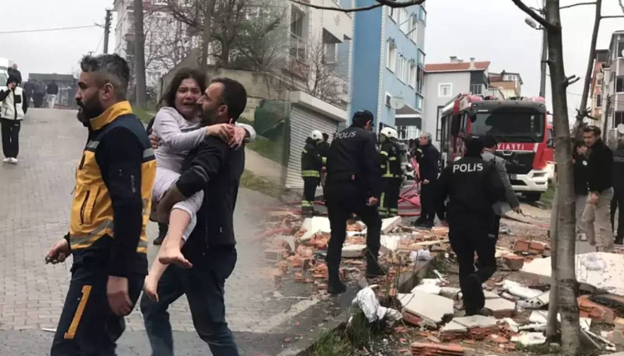 Tekirdağ'da feci doğal gaz patlaması: 2 kişi yaralandı