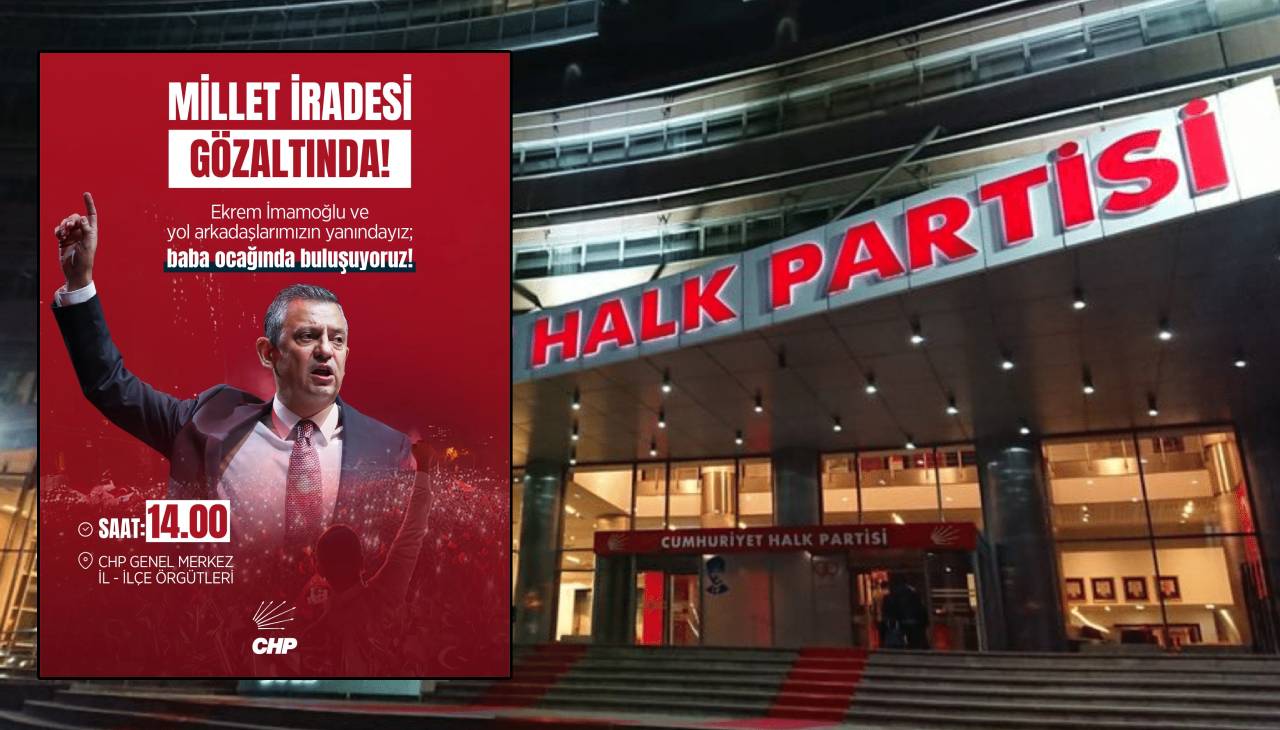 CHP'den flaş 'baba ocağında' toplanma çağrısı: 'Yol arkadaşlarımız darbeyle gözaltına alındı'