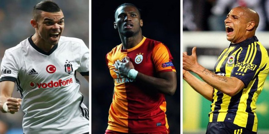 Beşiktaş, Galatasaray ve Fenerbahçe'nin eski yıldızlarına büyük onur!