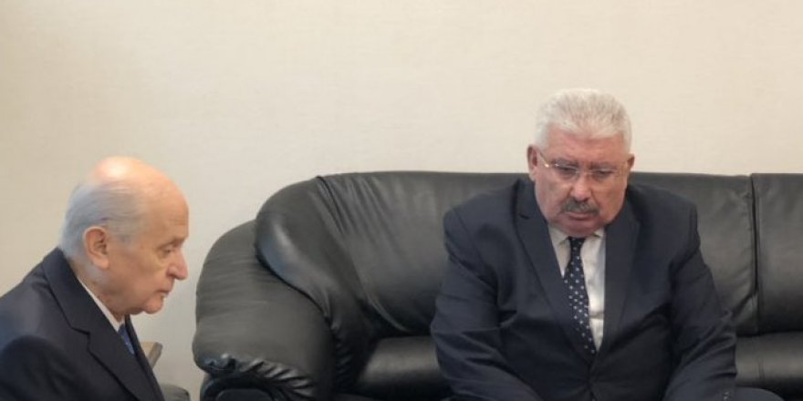 Bahçeli'den Semih Yalçın'a geçmiş olsun ziyareti!