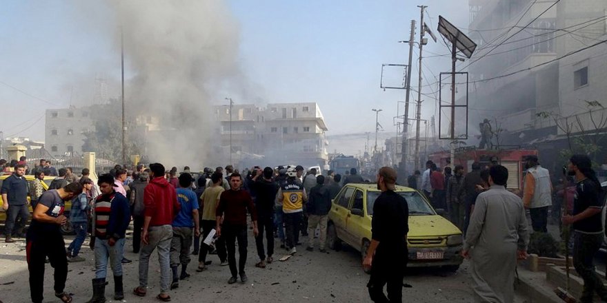 El Bab'ta bombalı terör saldırısı! Ölü ve yaralılar var