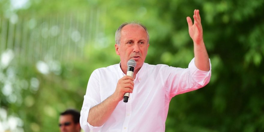 Muharrem İnce'den 'Saray' iddialarına yanıt