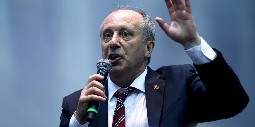 Muharrem İnce: "Yapılacak bir tane iş var"