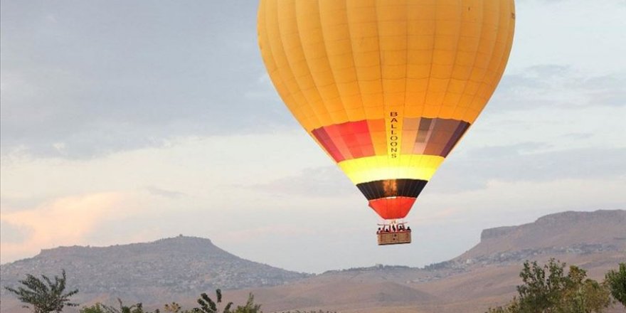 Mardin semalarında balon turu keyfi