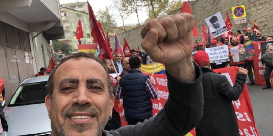 Haluk Levent vize almaya giderken protestoya katıldı