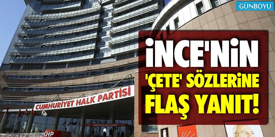 Faik Öztrak'tan Muharrem İnce'nin 'çete' sözlerine flaş yanıt!