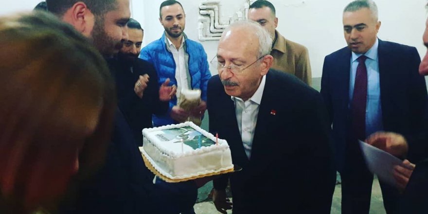 Kemal Kılıçdaroğlu'na doğum günü sürprizi