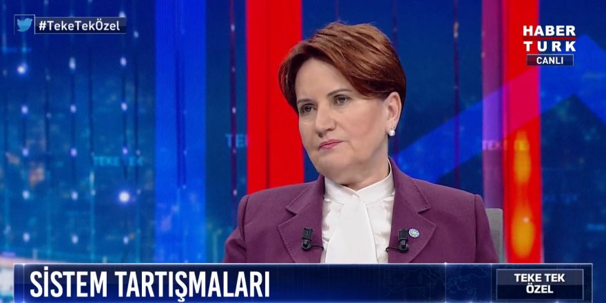 Akşener'den ittifak açıklaması: "Bizim tek önceliğimiz var"