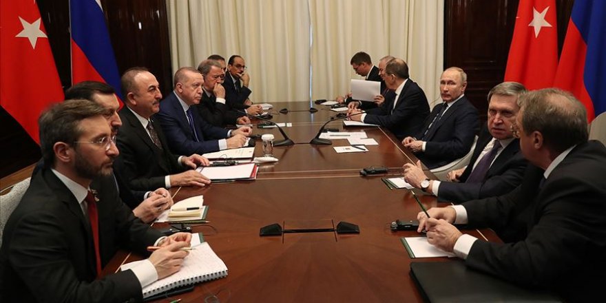 Erdoğan'ın Putin'le görüşmesi başladı