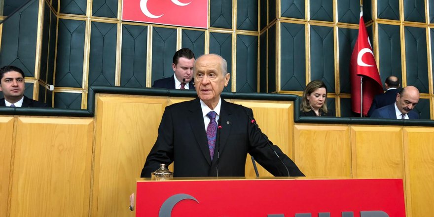 MHP Genel Başkanı Devlet Bahçeli: Silahımı kuşanır, bayrağımı alırım...