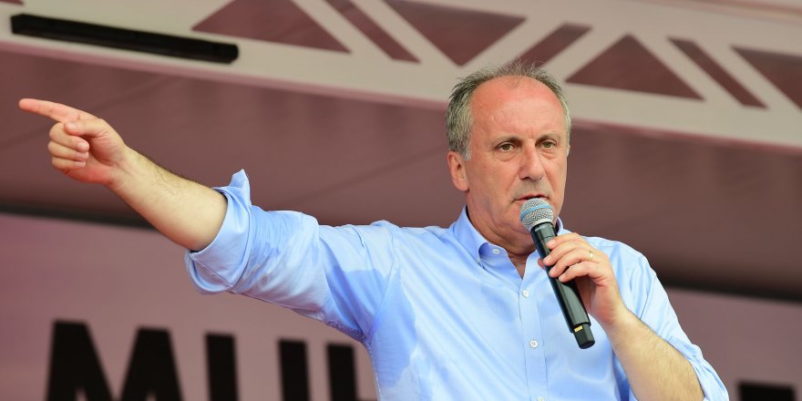 Muharrem İnce'den Erdoğan'a tepki